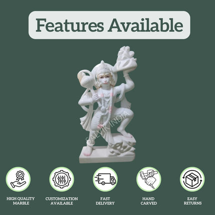 Hanuman ji marble statue 1