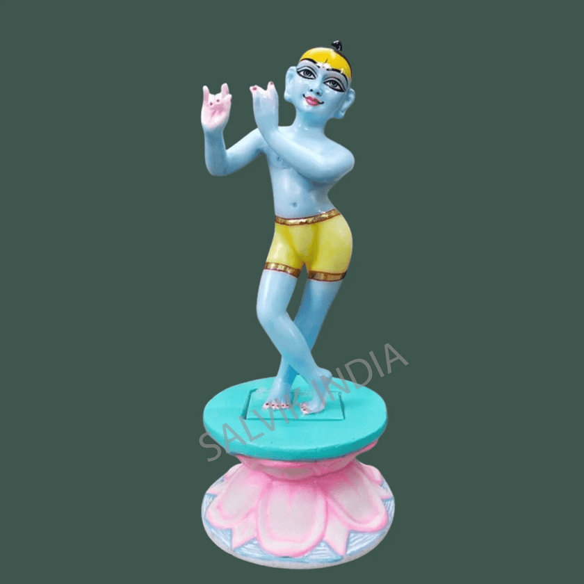 ISKCON Krishna Idol Online in White Marble