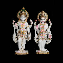 Marble Laxmi Narayan Idol – Beautiful Handcrafted Vishnu Lakshmi Statue