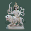 Maa Sherawali Marble Murti  – Handmade Marble Idol