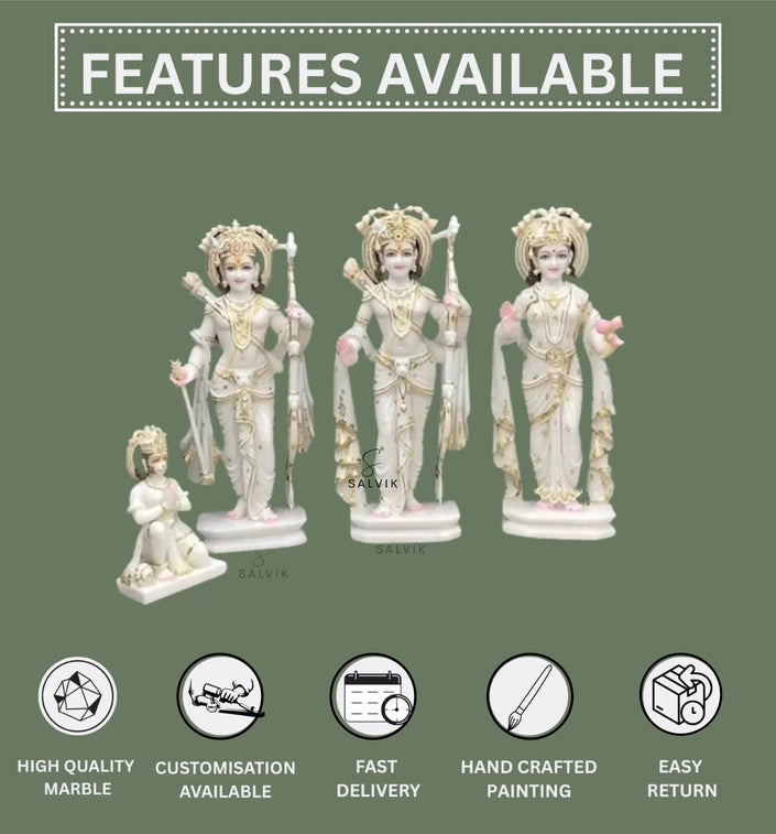 Marble ram darbar murti 1