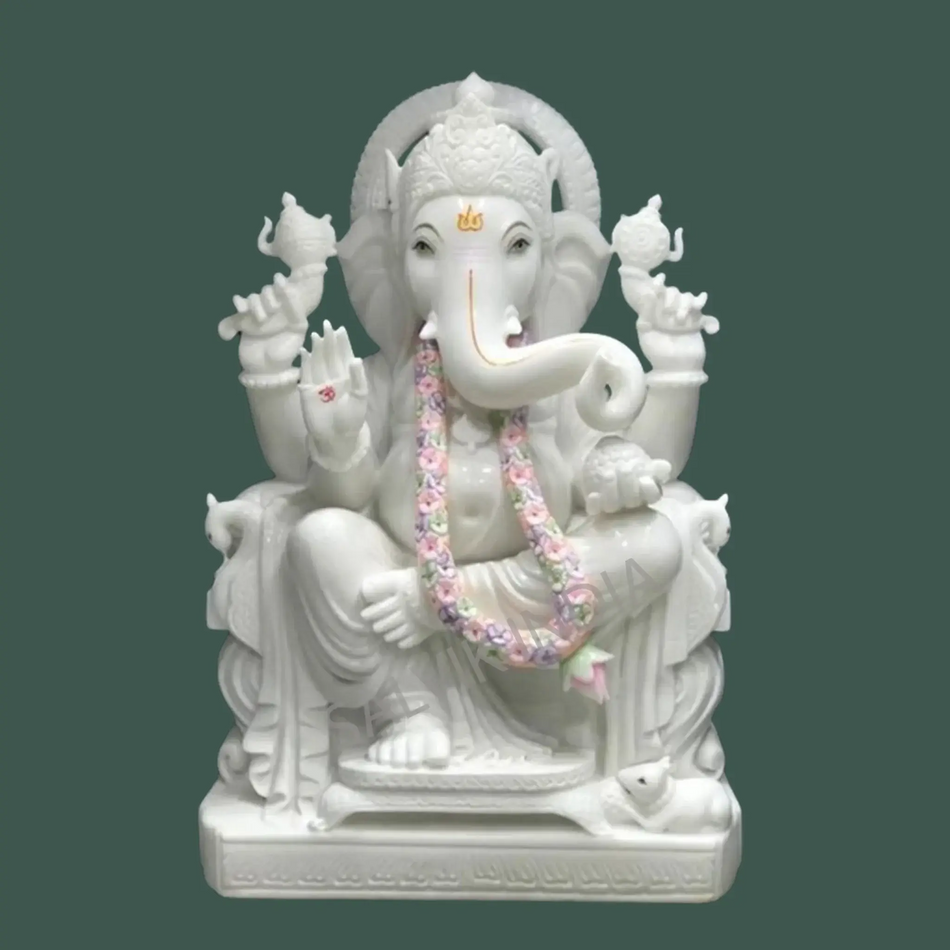 Marble Ganesh Statue 
