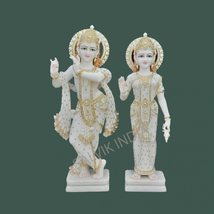 Marble Radha Krishna Idol