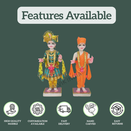 Marble Swami Narayan statue (18 inch to 60 inch) 1
