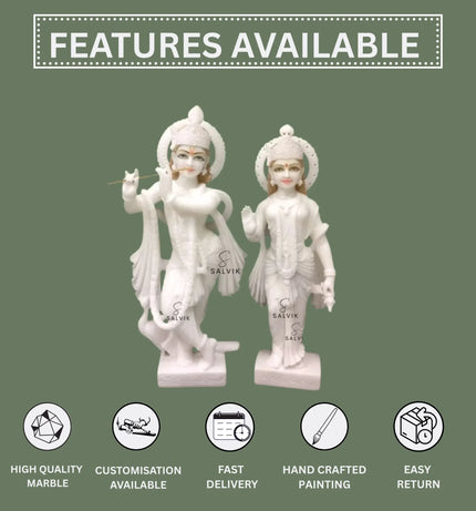 Radha Krishna Murti Marble 1