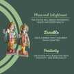 Marble Radha Krishna Murti 1 Feet  3