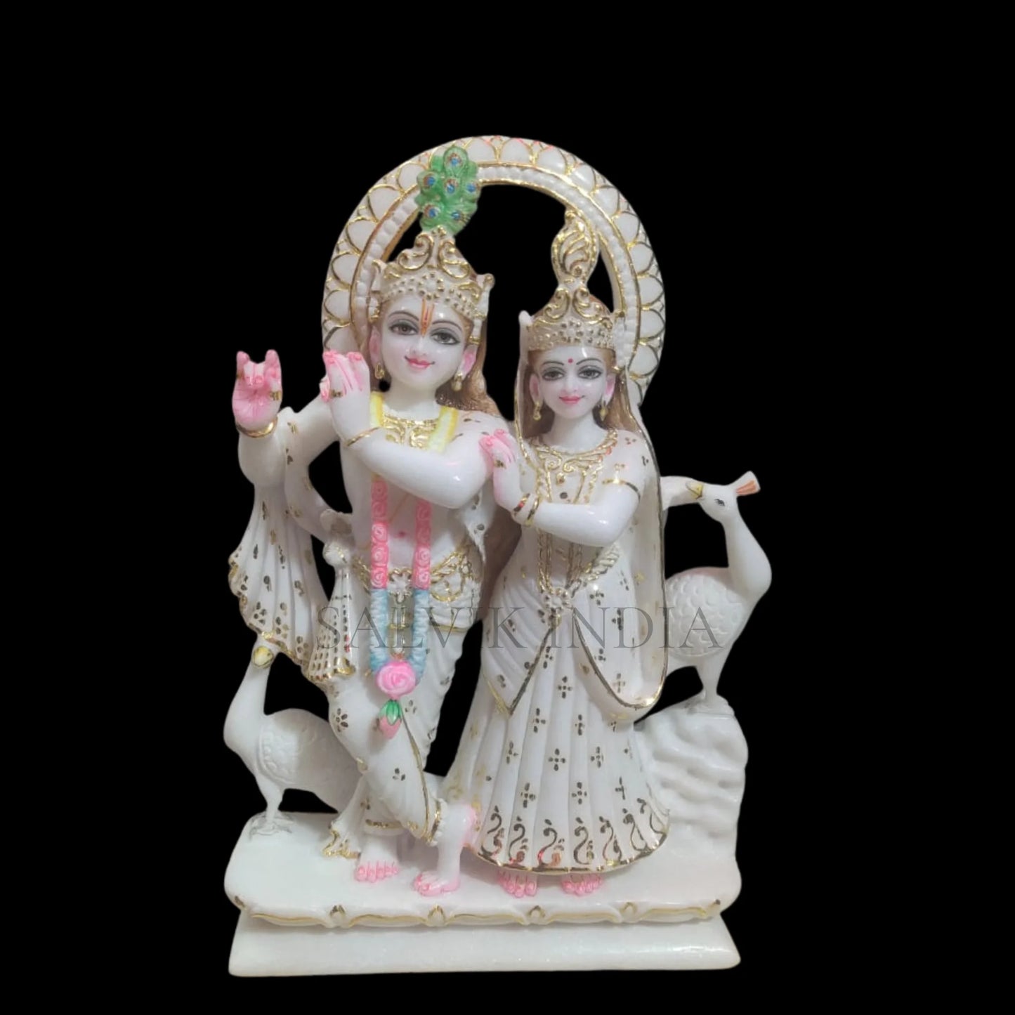 Radha Krishna Marble Statue – Handcrafted Marble Murti in Jaipur