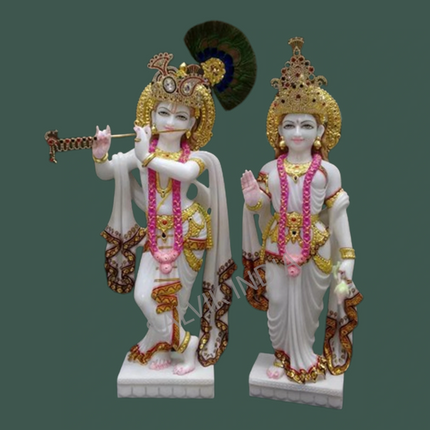 Radha Krishna Marble statue (12 inch to 30 inch)