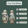 Radha krishna marble murti for home temple (12 - 30 Inch) 2