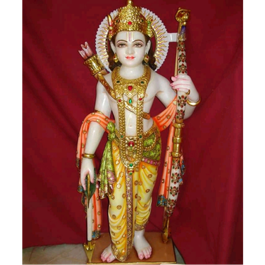 The Divine Warrior – Lord Ram Marble Murti