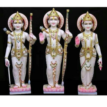 The Divine Trio of Ayodhya – Marble Murti