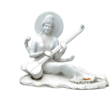 Divine Inspiration – Saraswati Marble Idol