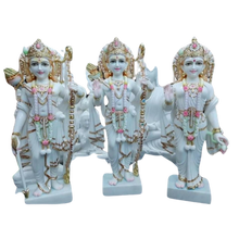 The Royal Couple of Ayodhya – Marble Sculpture