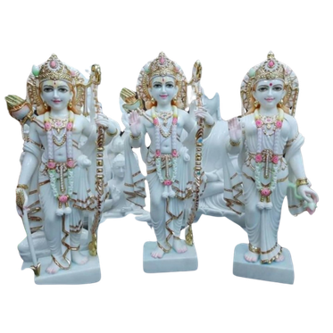 The Royal Couple of Ayodhya – Marble Sculpture