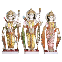 Ram Sita Lakshman Marble Murti for Home Temple