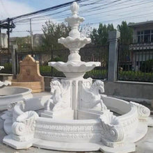 Royal Style Marble Garden Fountain 7ft 