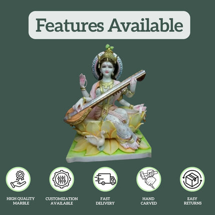 Saraswati Murti Marble 1