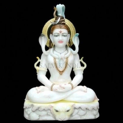 Marble Shiva Statue – Handcrafted Lord Shiva Idol