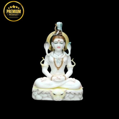 Marble Shiva Statue – Handcrafted Lord Shiva Idol