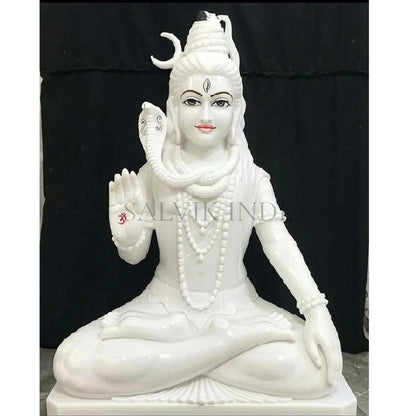 Shiv Murti in Marble – Handcrafted Shiva Statue