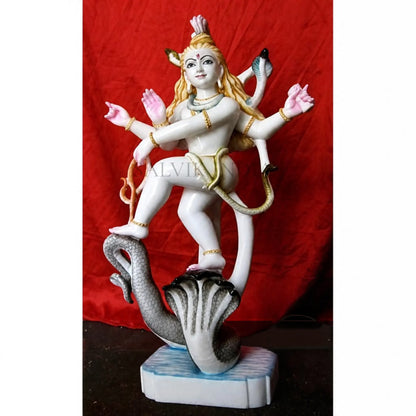 Shiv Ji Marble Murti – Handcrafted Marble Idol