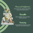 Shiv parvati Marble Statue 3