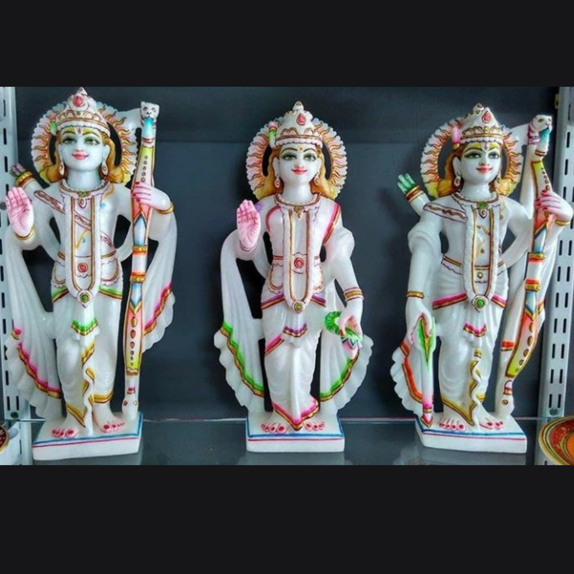 Shri Ram Darbar Marble Murti Set for
Home
