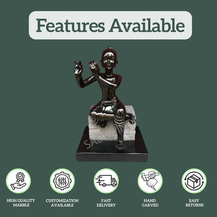 Sri Krishna Marble Statue (18 - 30 Inch) 1
