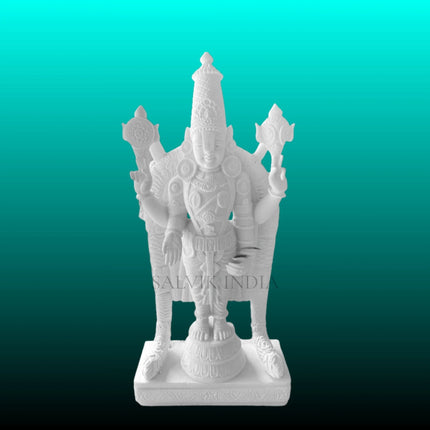 Tirupati-marble murti handcrafted in Makrana marble