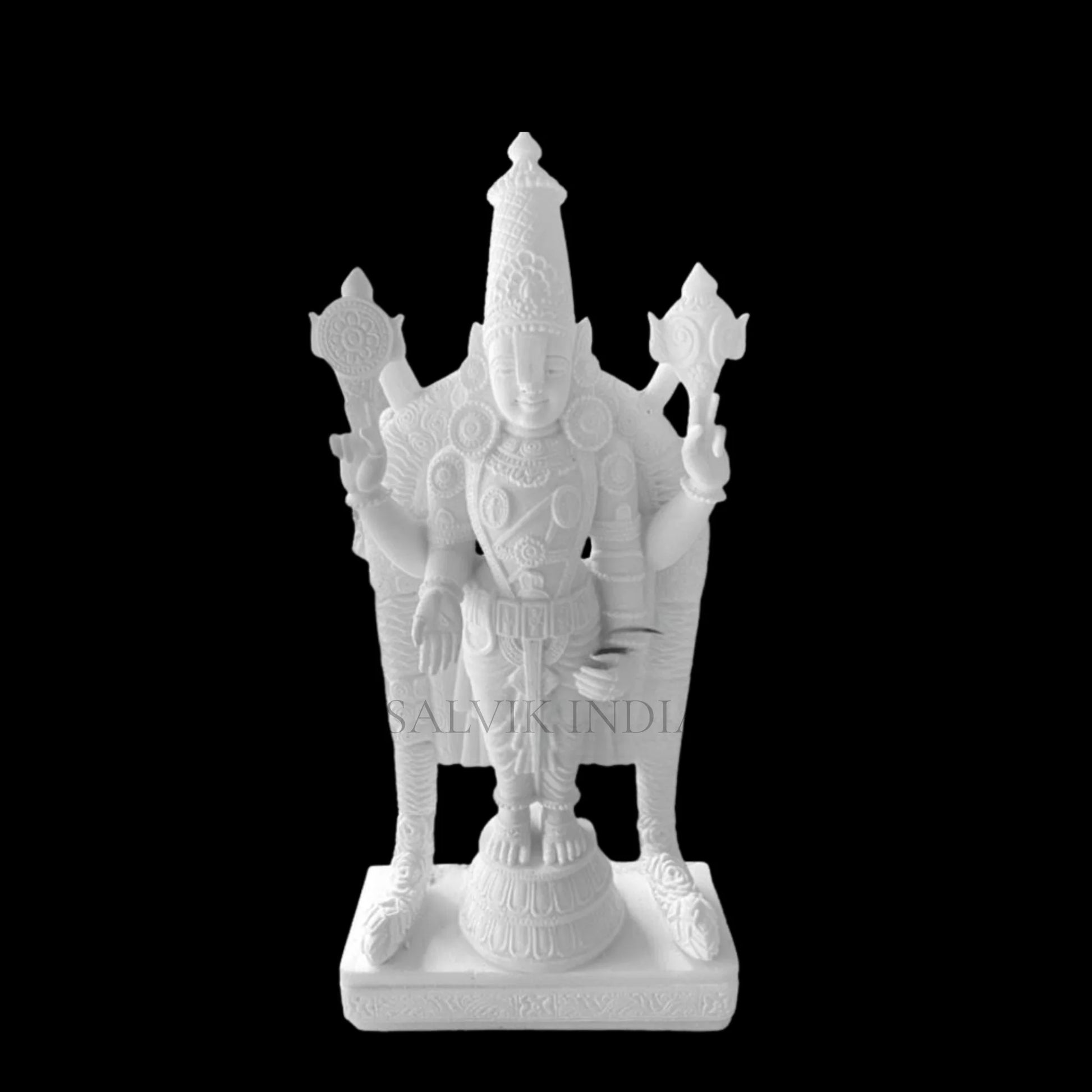 Tirupati-marble murti handcrafted in Makrana marble