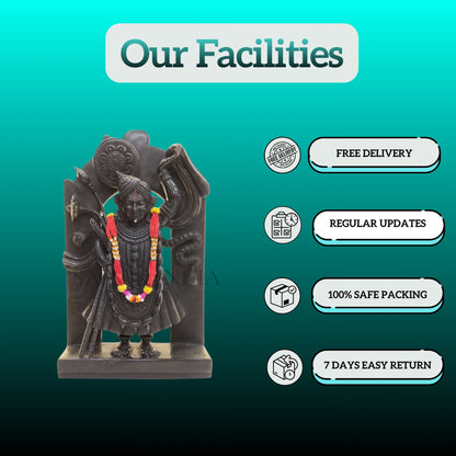 Black Marble Shrinathji Statue
