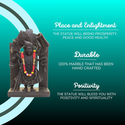 Black Marble Shrinathji Statue