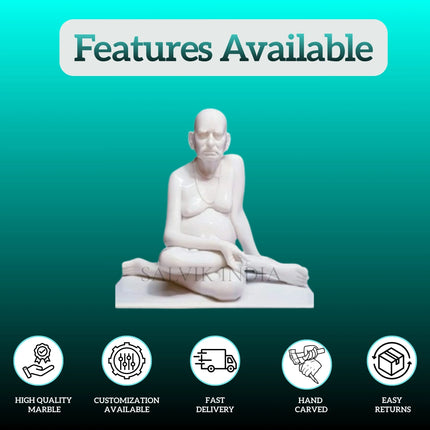 Marble Swami Samarth Statue