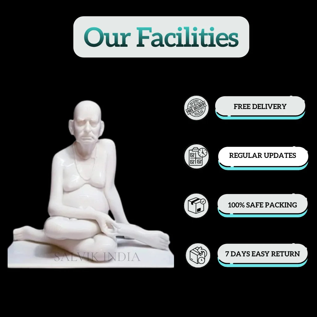 Marble Swami Samarth Statue