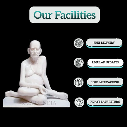Marble Swami Samarth Statue