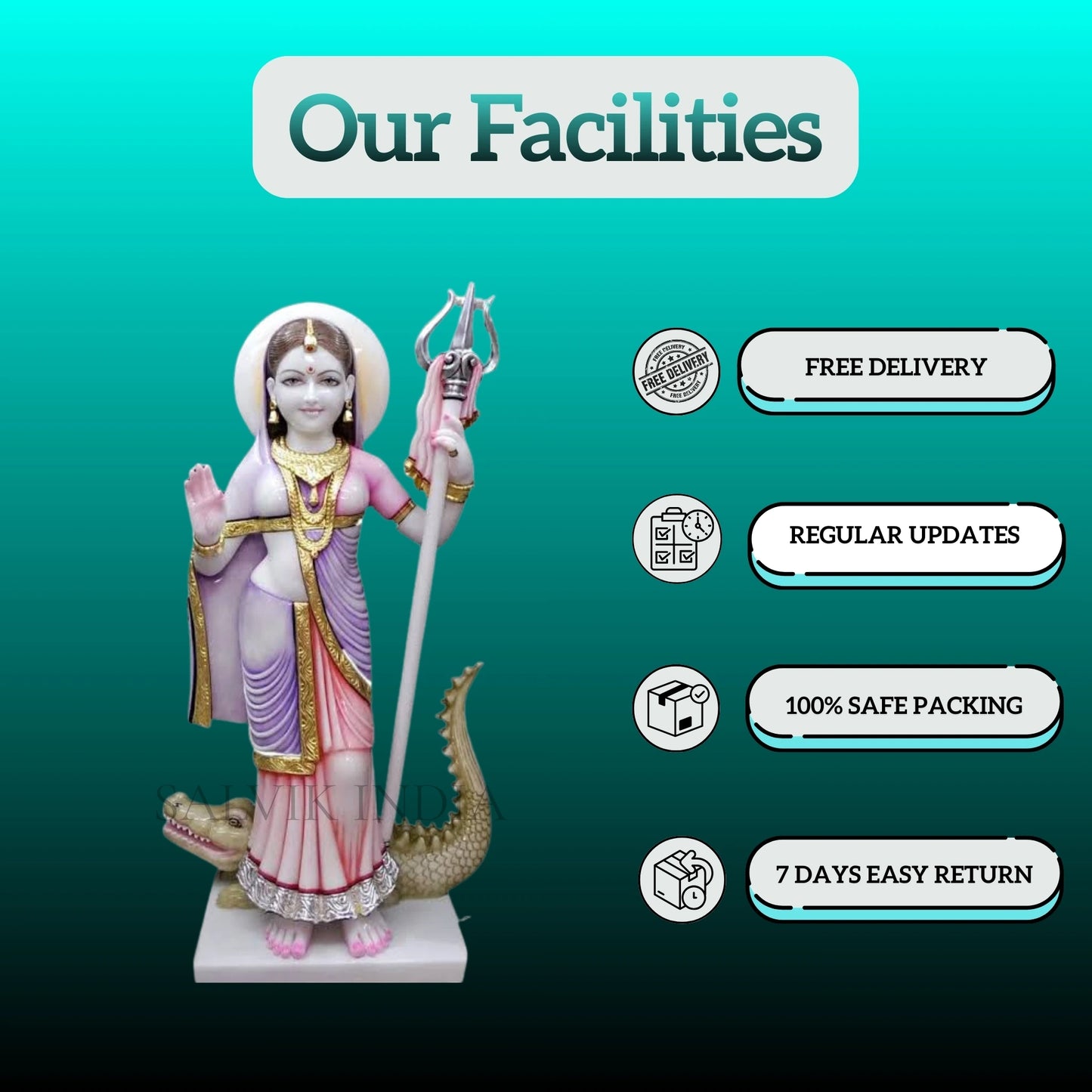 Marble Khodiyar Mata Statue