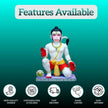 Buy Bajrangbali Marble Idol in Chowki Pose for Home Mandir