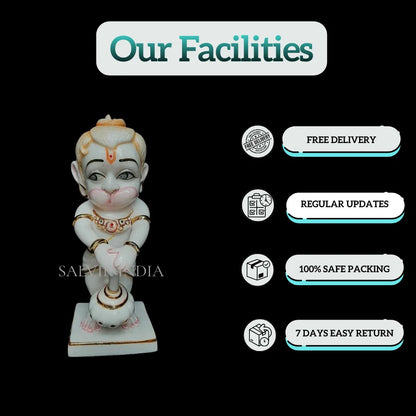 Buy Bal Hanuman Ji Marble Idol with Gada