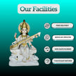 Buy Goddess Saraswati Marble Idol