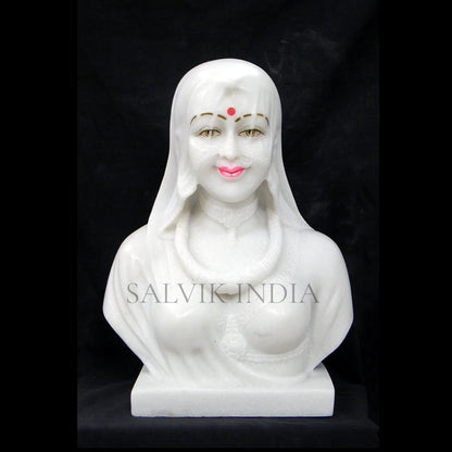 White Marble Bani Thani Statue for home