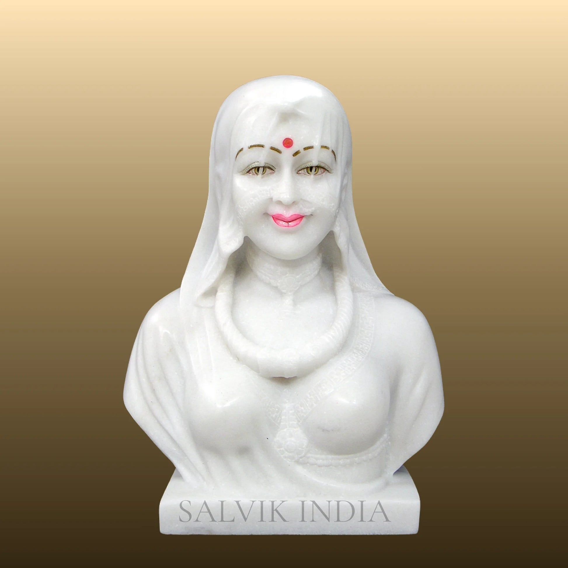 White Marble Bani Thani Statue for home