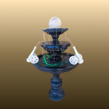 White Marble Bowl Fountain 4ft for Elegant Outdoor & Indoor Décor