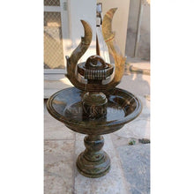 White Marble Carved Peacock Fountain 5ft