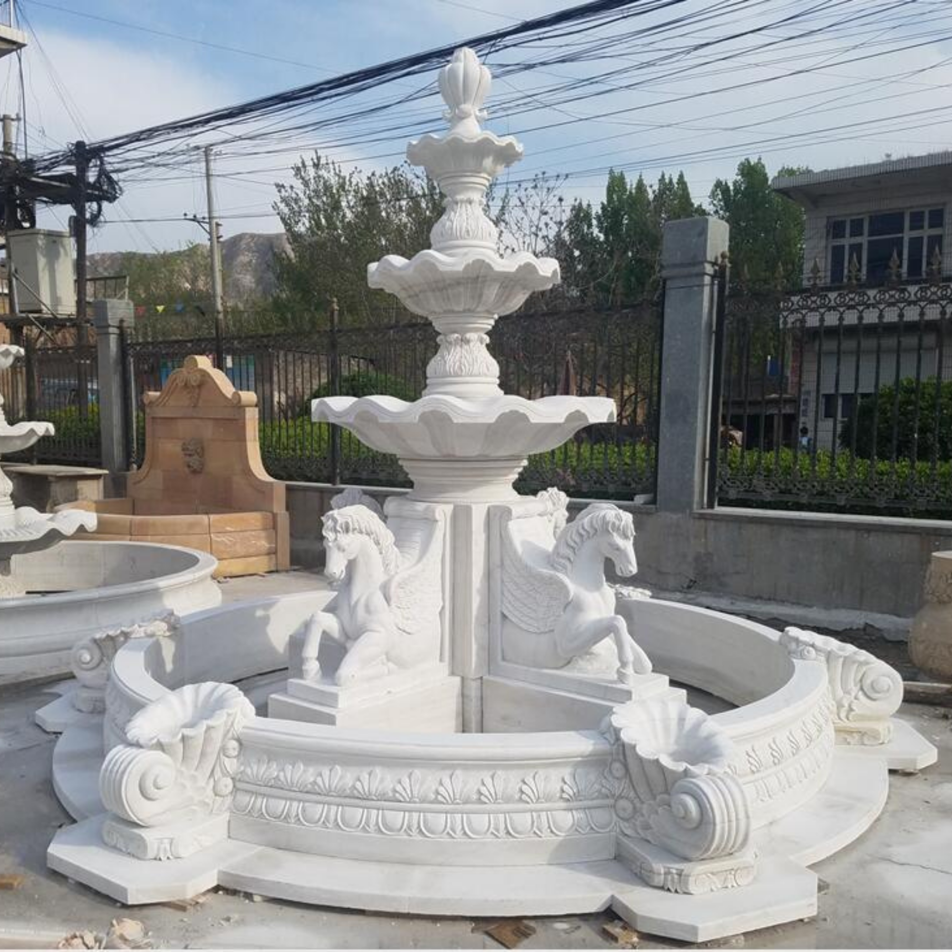 handcrafted-white-marble-garden-water-fountain-6ft