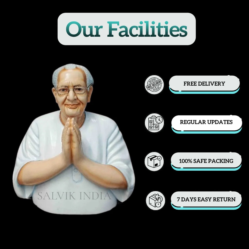 Affordable human marble moorti with safe packing and delivery
