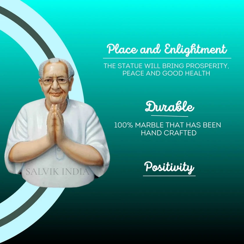 Affordable human marble moorti with simple and elegant design
