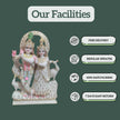 Radha Krishna Marble Statue – Handcrafted Marble Murti
