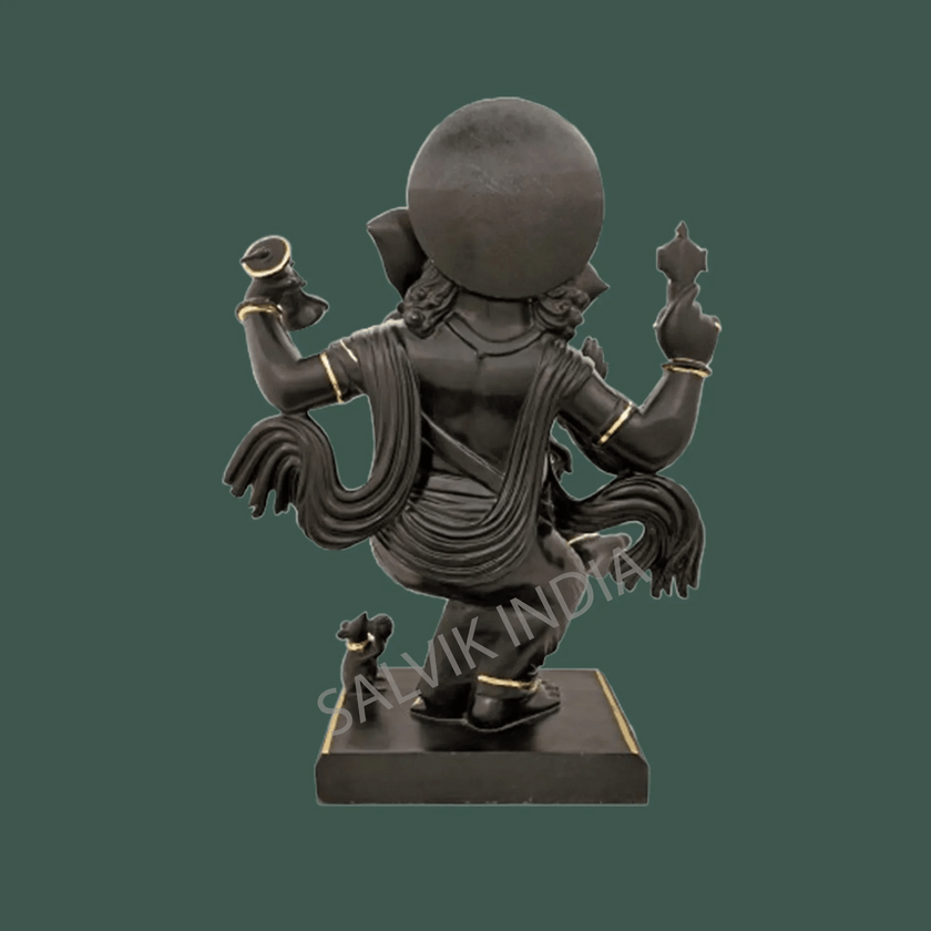 Black Marble Ganesh Statue – for Home & Temple - Salvik | Marble Murti Manufacturers in India