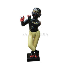Black Marble Iskcon Krishna Statue (12 - 30 Inch) - Salvik | Marble Murti Manufacturers in India