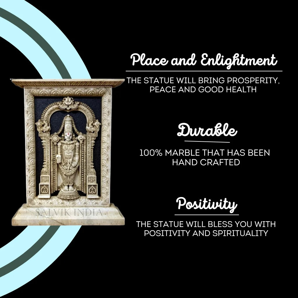 Safe packaging of Black Marble Tirupati Balaji Statue for delivery